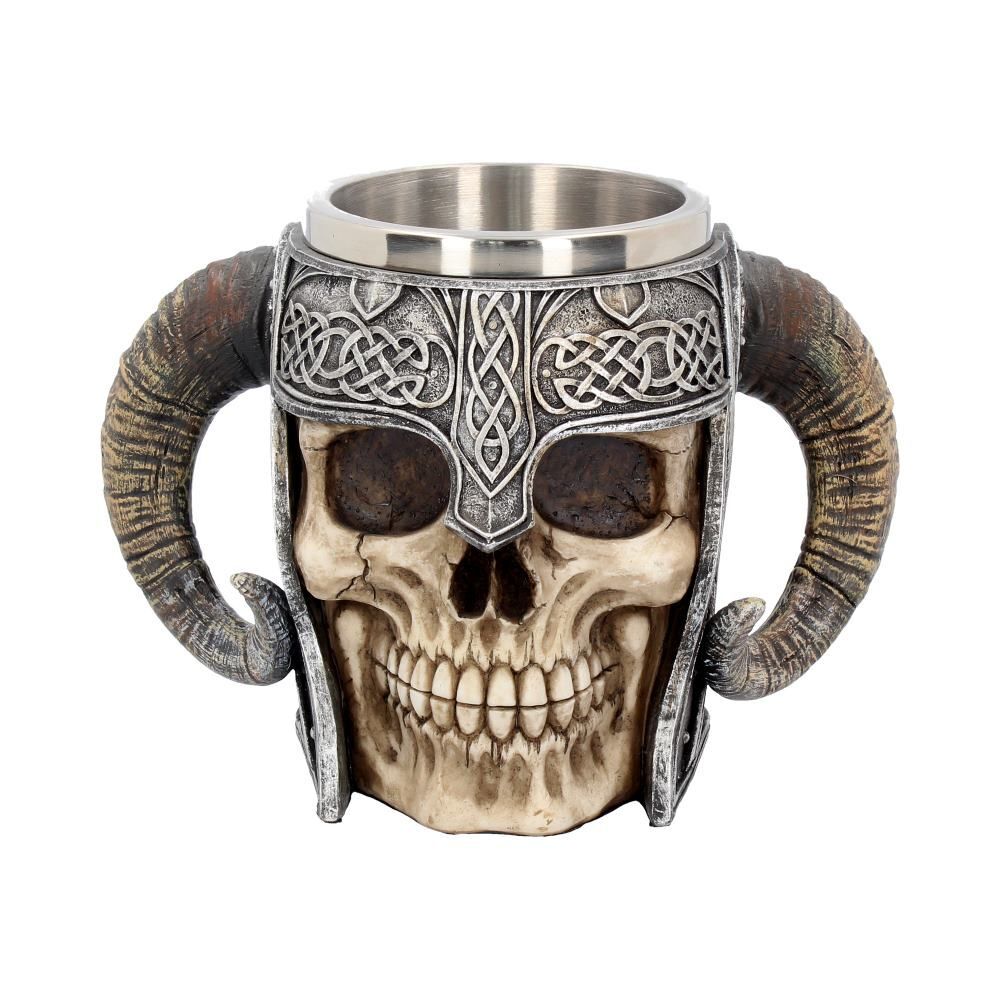 Кружка Череп викинга Viking Skull Tankard 19см