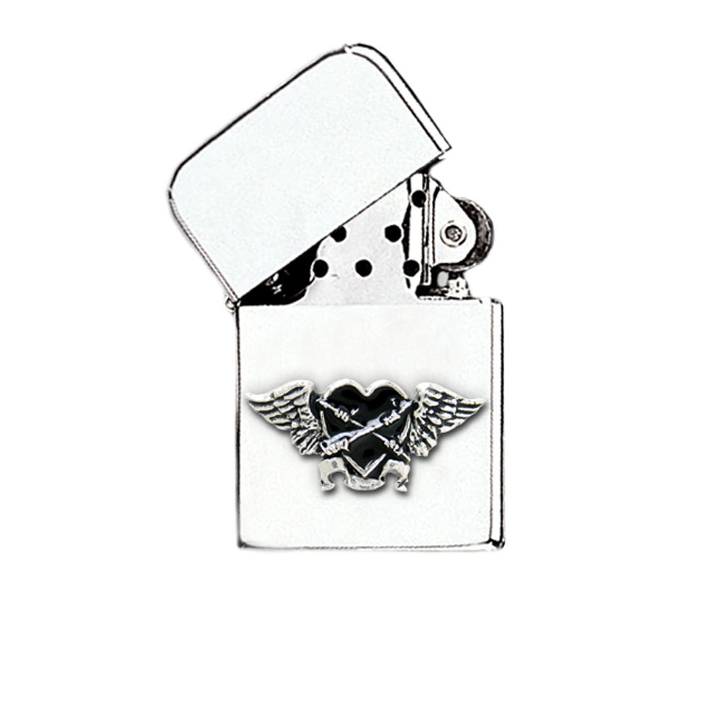 Зажигалка Черное Сердце (бензиновая)